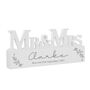 Personalised Mr And Mrs Botanical Wedding Ornament, thumbnail 2 of 2