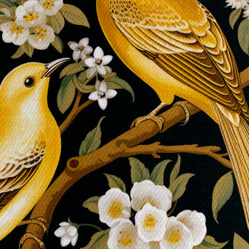 Bird Lampshade In Black And Gold, Golden Aviary, 5 of 7