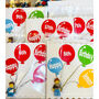 Personalised Lego Person And Balloon Card, thumbnail 2 of 3
