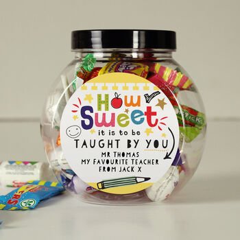 Personalised Jar Of Sweets For Teacher, 2 of 4