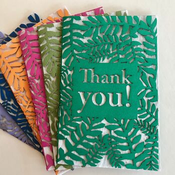 Thank You Papercut Plantable Seed Card, 3 of 5