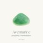 Aventurine Crystal Intention Candle, thumbnail 7 of 7