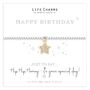 Just To Say Bracelet Gift, Just To Say Happy Birthday Gold Star Charm Bracelet Gift, thumbnail 1 of 3