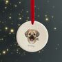 Dog Portrait Christmas Decoration, Gift For Dog Lover, thumbnail 12 of 12