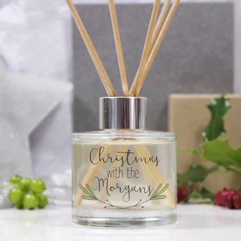 Personalised Family Christmas Reed Diffuser Gift Set, 3 of 11