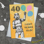 Original Stormtrooper 40th Birthday Card, thumbnail 1 of 2
