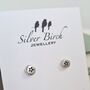 Mini Sterling Silver Star Stud Earrings, thumbnail 3 of 6