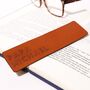 Personalised Name Leather Bookmark, thumbnail 3 of 6