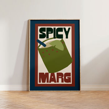 Spicy Marg Kitchen Wall Art Print, 4 of 9