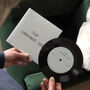 Personalised Seven Inch Wedding Vinyl Record, thumbnail 1 of 8