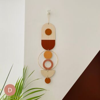 Small Warm Tones Modern Style Wall Hanging, 4 of 5