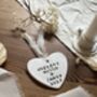 Personalised Engagement Gift, Heart Engagement Keepsake With Chiffon, thumbnail 2 of 3