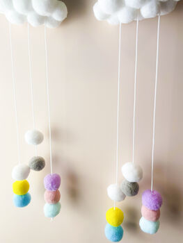 Rainbow Wall Hanging Decoration For Baby Room, 6 of 7