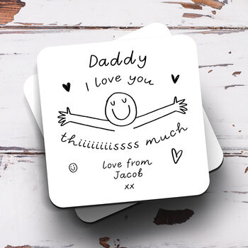 Personalised Mug 'Daddy Love You This Much', 4 of 4