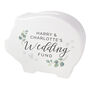 Personalised Wedding Piggy Bank Personalised Gift, thumbnail 5 of 5
