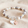 Personalised Double Charm Pearl Bracelet, thumbnail 3 of 12