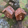 Set Of Two Barkwood Birdhouse Nest Boxes, thumbnail 2 of 6
