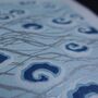 Blue Ocean Waves Print, thumbnail 4 of 6