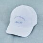 Personalised Something Blue Wife Of The Party White Cap, thumbnail 1 of 3