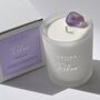 Relax Amethyst Crystal Candle For Relaxing And De Stress, thumbnail 3 of 6