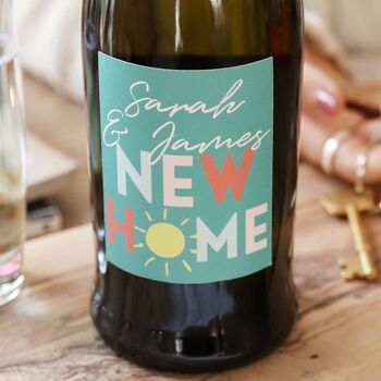 Personalised Colourful New Home Prosecco, 2 of 3