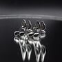 Music Note Cufflinks Gift For Musicians 316 L Stainless Steel Accessory, thumbnail 4 of 6