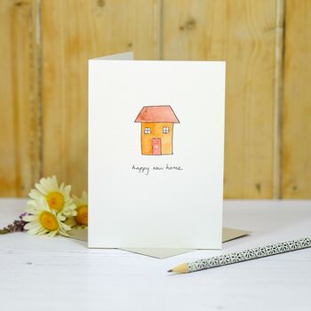 Personalised House Handmade New Home Card, 6 of 6
