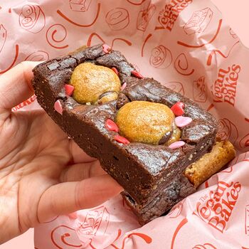 Vegan Valentines Brownie And Cookie Bar Box, 3 of 6