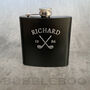 Personalised Golfers Hip Flask, thumbnail 2 of 10