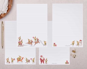 Christmas Elf Writing Paper Gift Box Set, 2 of 3