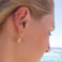 Sol Earrings Reversible 18k Gold Plated Waterproof, thumbnail 12 of 12