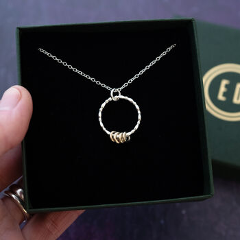 40th Gold And Silver Birthday Necklace, 9 of 11
