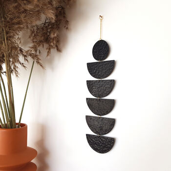 Scandi Style Geometric Black Wall Hanging, 5 of 6
