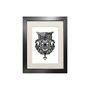'The Owl And Pocket Watch' Fine Art Print, thumbnail 6 of 7