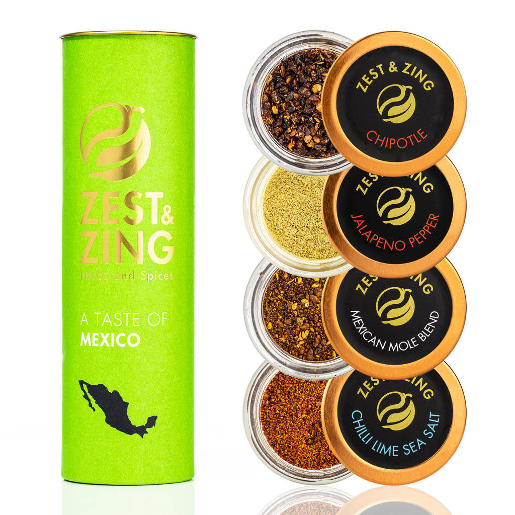 Premium Spice Gift Set Taste Of Mexico By Zest & Zing Spices
