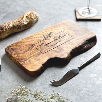 Personalised Wedding Gift Cheese Board, 3 of 11