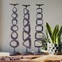 Tall Candlestick Retro Designs Metal Candle Holder, thumbnail 1 of 12