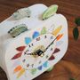 Small Clock With Bright Rainbow Coloured Petals, thumbnail 6 of 8