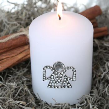 Angel Diamante Candle Pin, 2 of 3