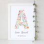 Personalised Letter Print For Girl, thumbnail 1 of 2