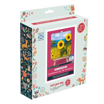 Mini Masterpieces: Sunflowers By The Seashore Needle Felt Kit, 2 of 4
