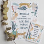 Personalised Welcome To The World New Baby Card, thumbnail 8 of 10