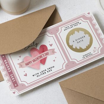 Valentines Day Dinner Date Voucher For Her, 3 of 4