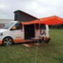 Retro Campervan/Caravan Sun Canopy Shade Orange, thumbnail 2 of 4