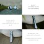 Silver Kiln Fused Glass Stud Earrings, thumbnail 11 of 12