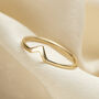 9ct Gold Chevron Wedding Ring, thumbnail 1 of 7