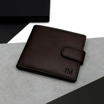 Personalised Rfid Men's Leather Bifold Wallet, 2 of 5