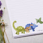 A4 Letter Writing Paper With Cute Dinosaurs, thumbnail 2 of 4