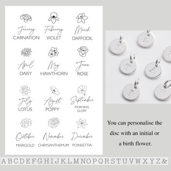 Compass And Birthstone Necklace, Personalised Travel Birthday Gift Idea, 9 of 10