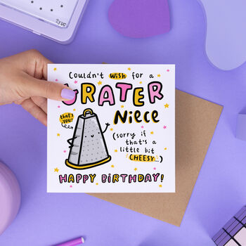 'Grater Niece' Birthday Card, 2 of 2